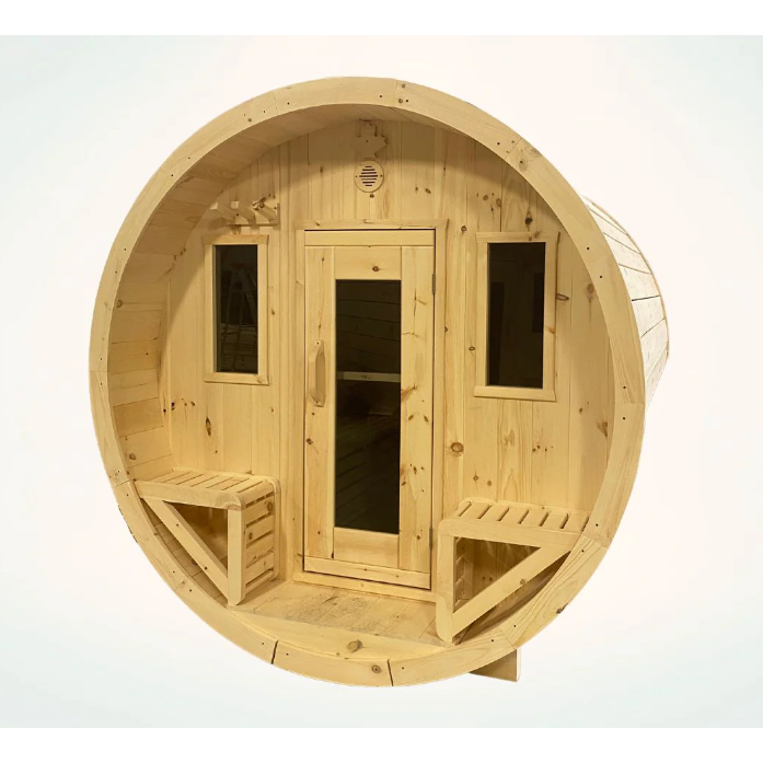 Outdoor Barrel Sauna - True North Saunas