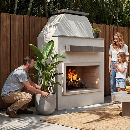 Cal Flame Laredo Outdoor Fireplace (FRP905-1)