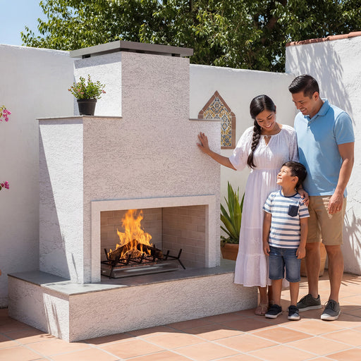 Cal Flame Tahiti Outdoor Fireplace FRP903-3