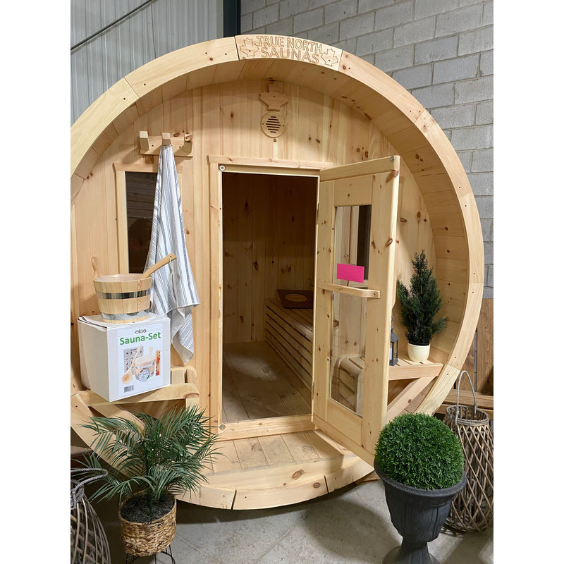 Outdoor Barrel Sauna - True North Saunas