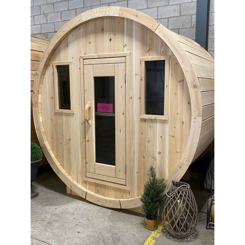 Outdoor Barrel Sauna - True North Saunas
