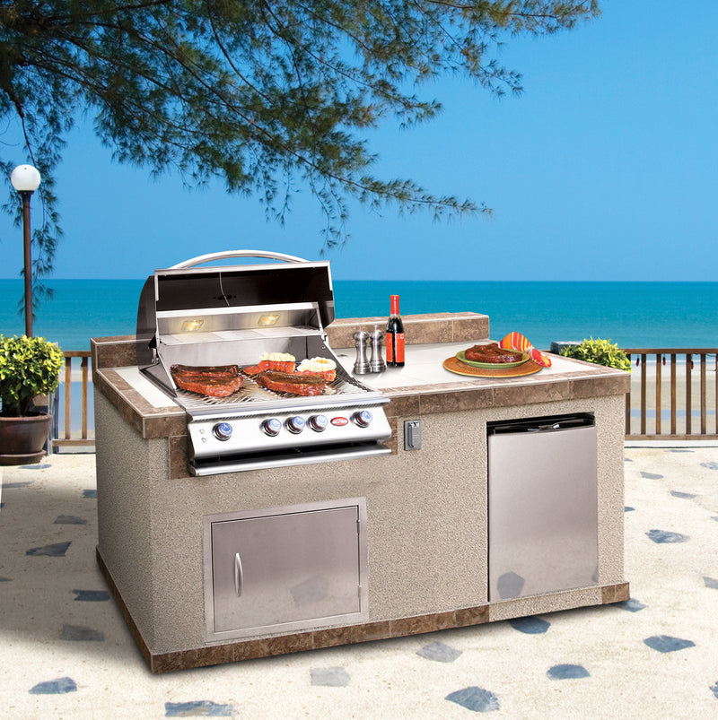 Cal Flame Costa Q Outdoor Kitchen Island (PV6004)
